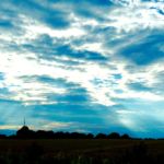 Der Himmel auf der Rückfahrt